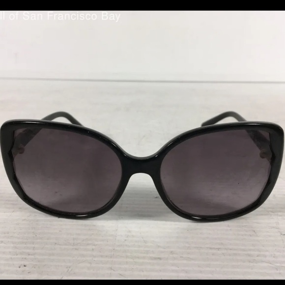 Valentino Womens Square Butterfly Sunglasses Black Italy 203 V609S 001 130mm